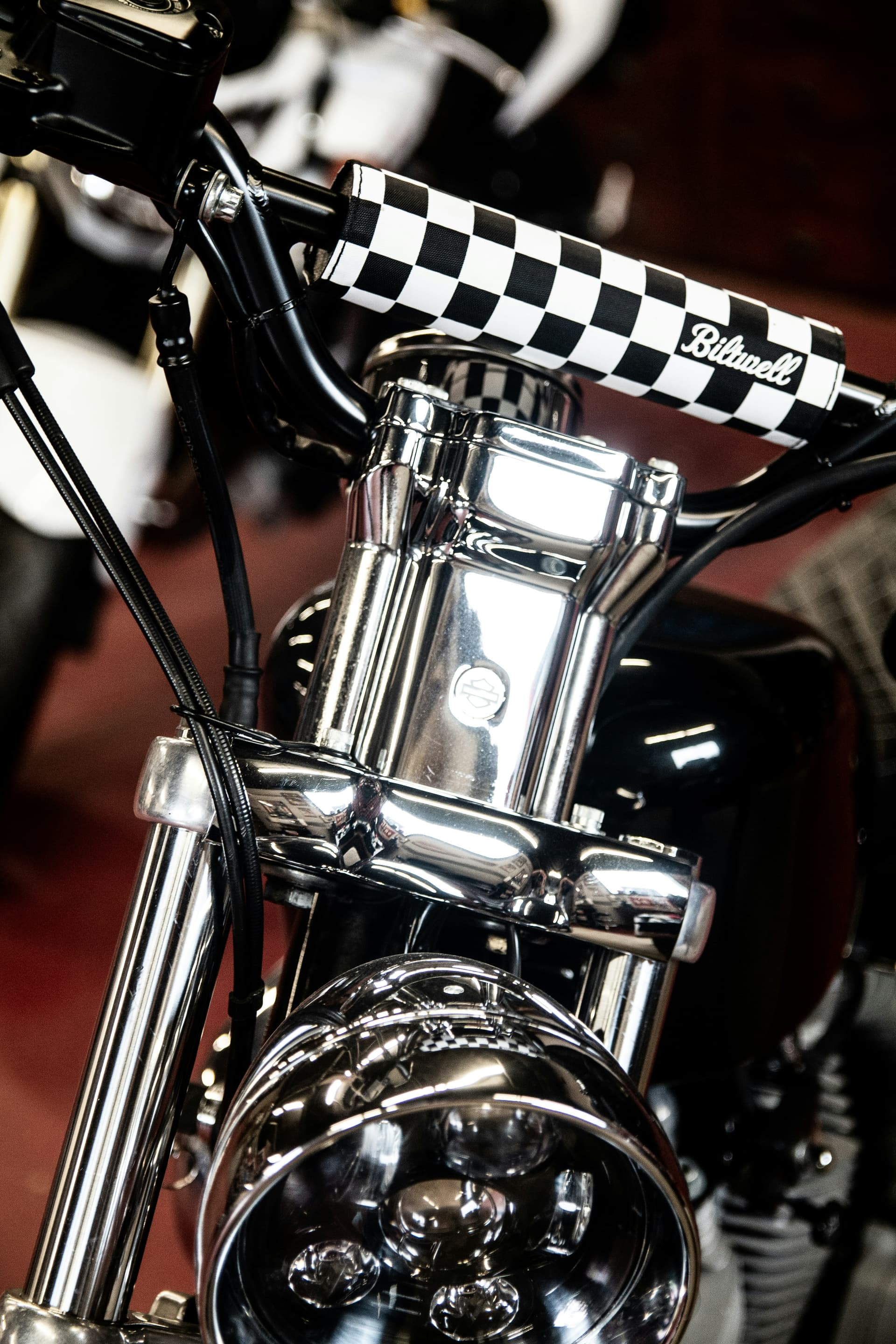 Preventive maintenance on a modern motorcycle.