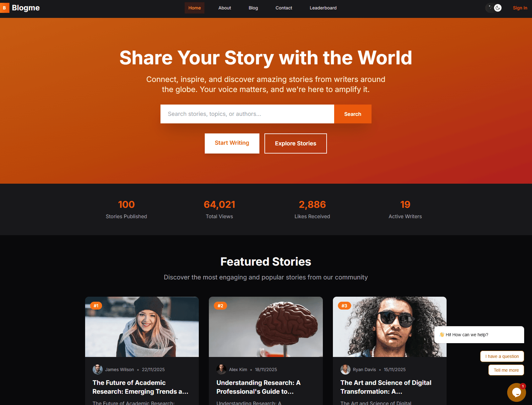 Follow favorite authors and network.