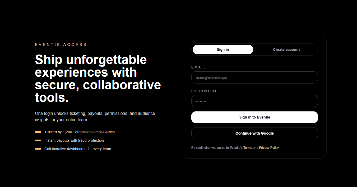 Concerts and live shows discoverable at a glance.